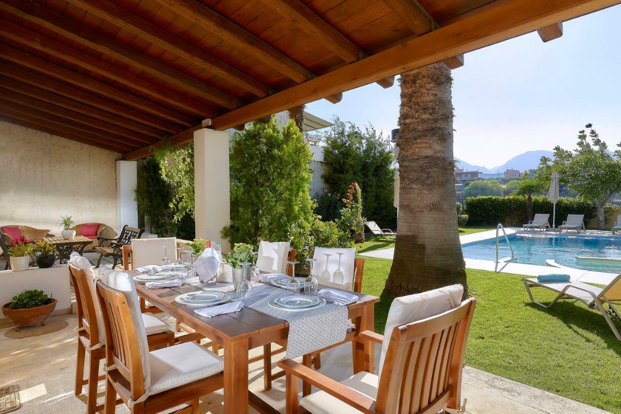 Castello Villa Daphnes - Private Pool&Whirlpool Dhafnes Esterno foto
