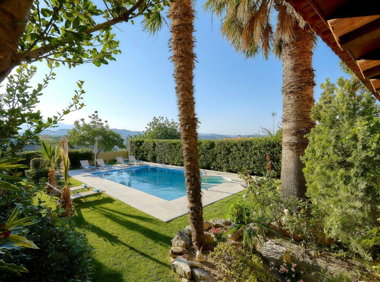 Castello Villa Daphnes - Private Pool&Whirlpool Dhafnes Esterno foto